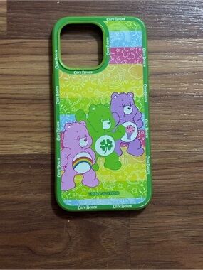 Care Bears Green Trim Multicolor Bear Print Phone Case